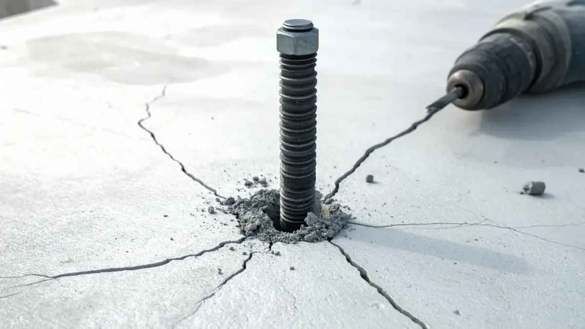 Anchor selection: cracked concrete is the default